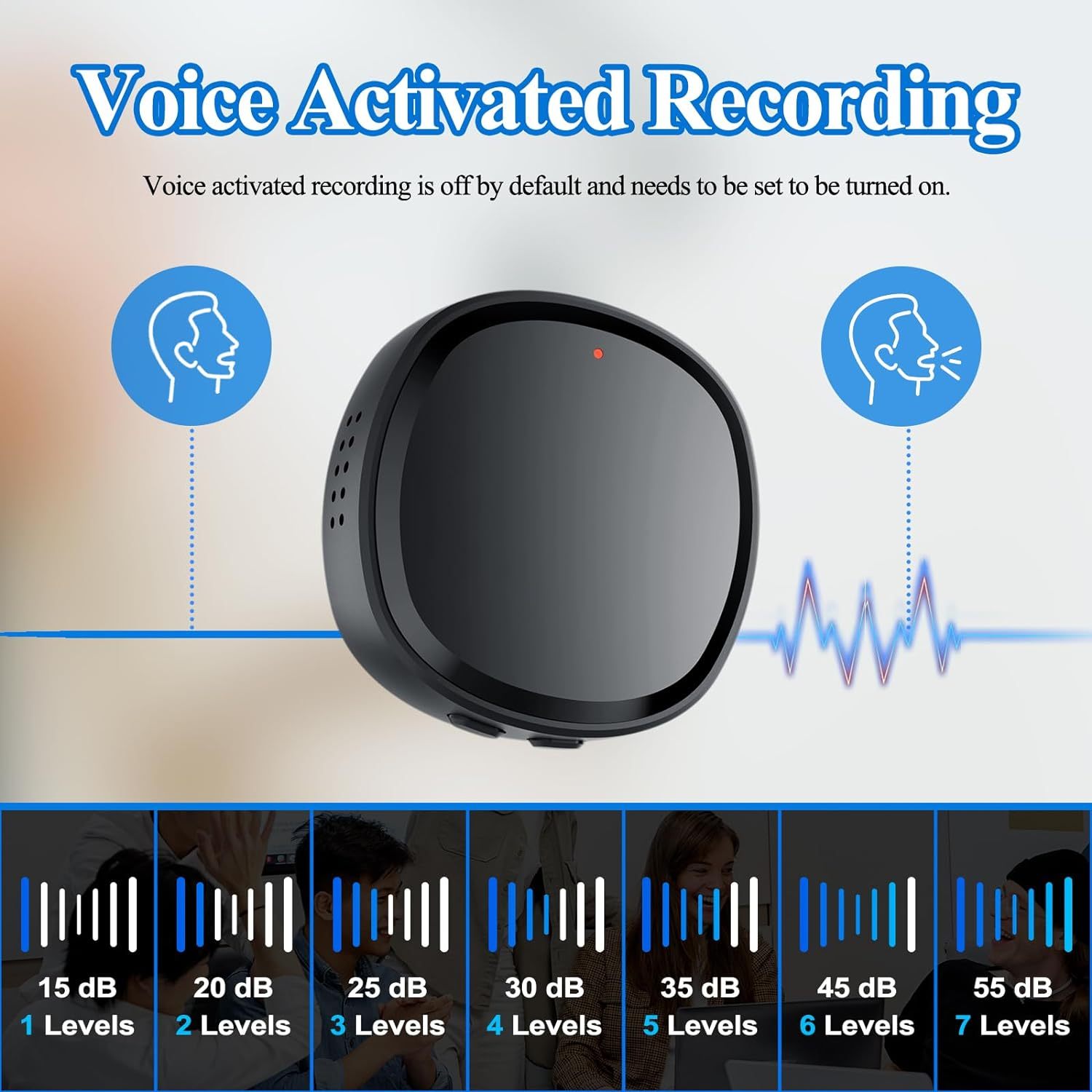 Mini Voice Recorder With Built-in Speaker And Built-in Magnet