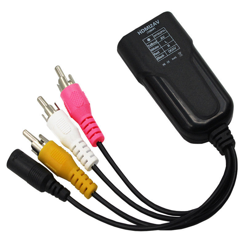 Dmi To Av Cable HDMI To 3Rca Video Adapter Cable
