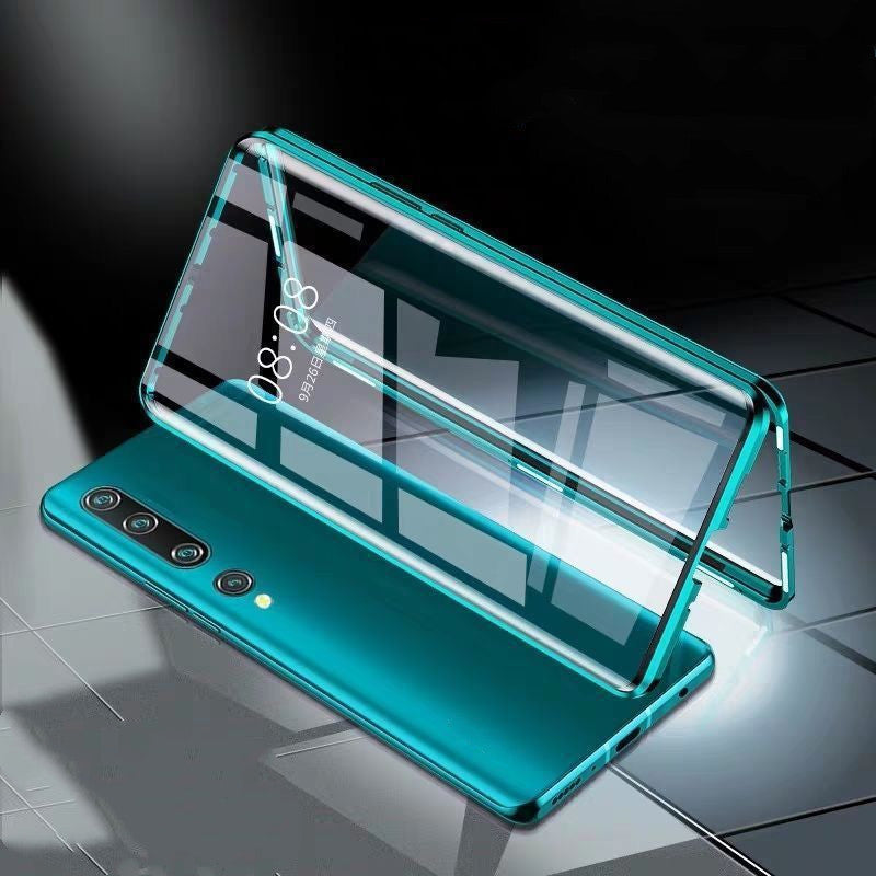 Double-sided Glass Magnetic Metal Phone Case
