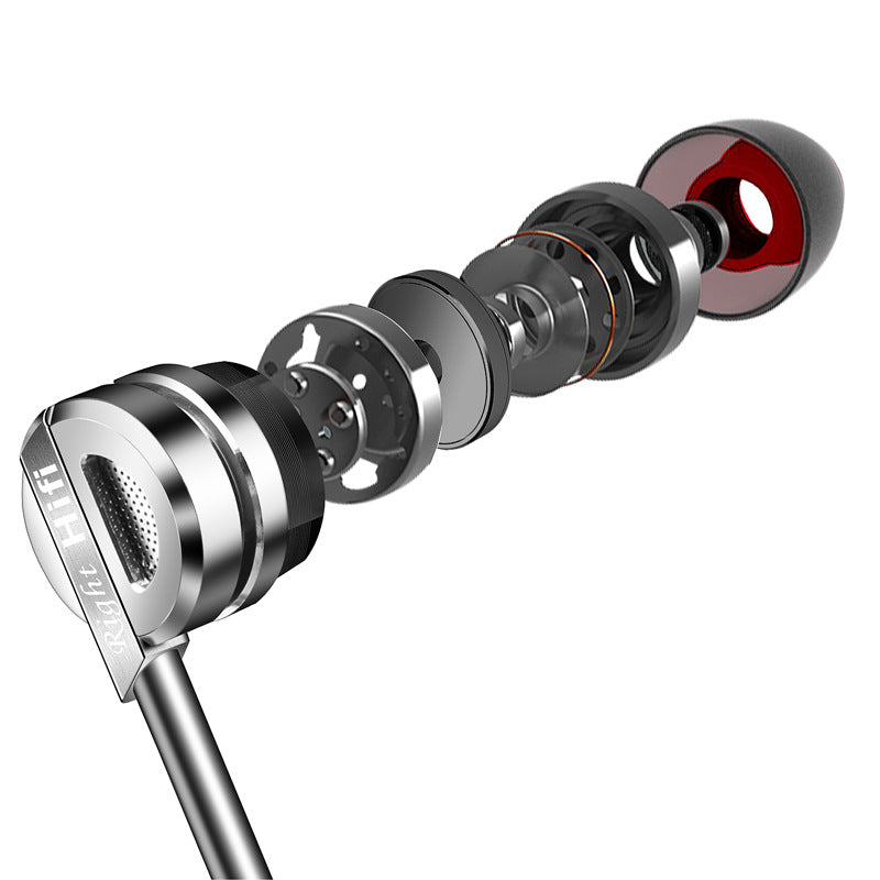 Earphones- Carved All-metal D05 Subwoofer Universal Mobile Earphone