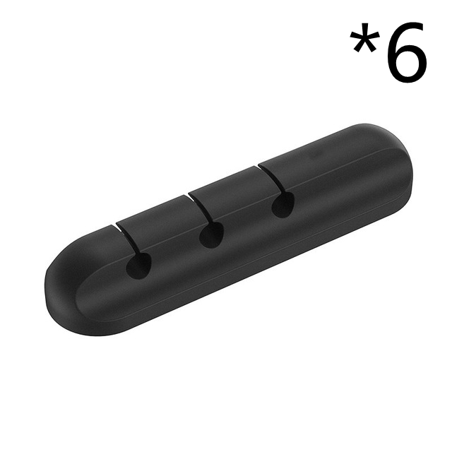 Cable organizer- Silicone storage cable management cable clamp