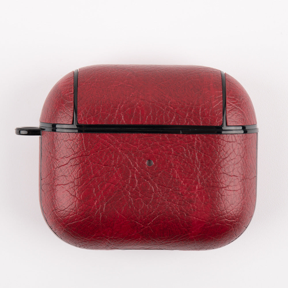 Air pod Leather PU Bluetooth Earphone Storage Box