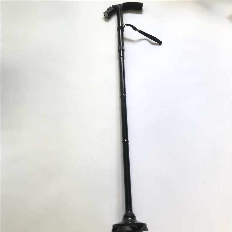 Folding With Light Aluminum Alloy Walking Stick