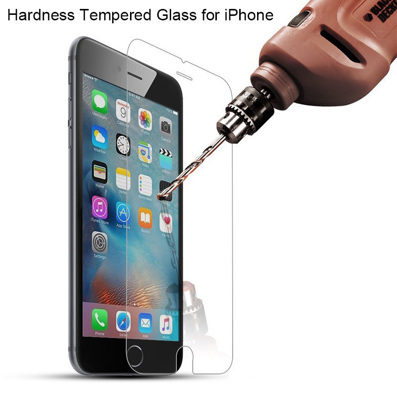 Tempered Film Fine Hole Half-screen Non-full Screen Scratch-resistant White Film