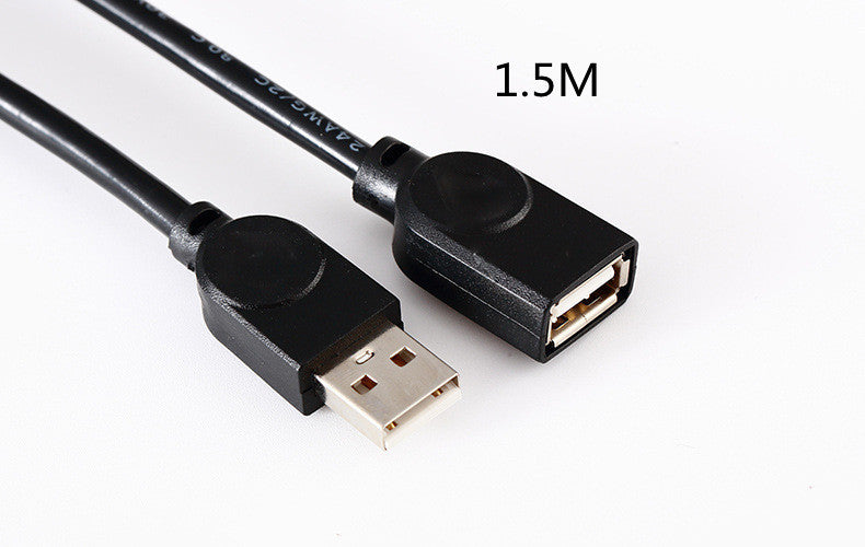 Black AF2.0usb Data Extension Cable With Copper Core