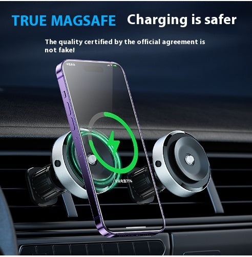 Intelligent Mobile Phone Holder Double-Sided Car Mount Magnetic Universal Vacuum Absorption Stable For Phone