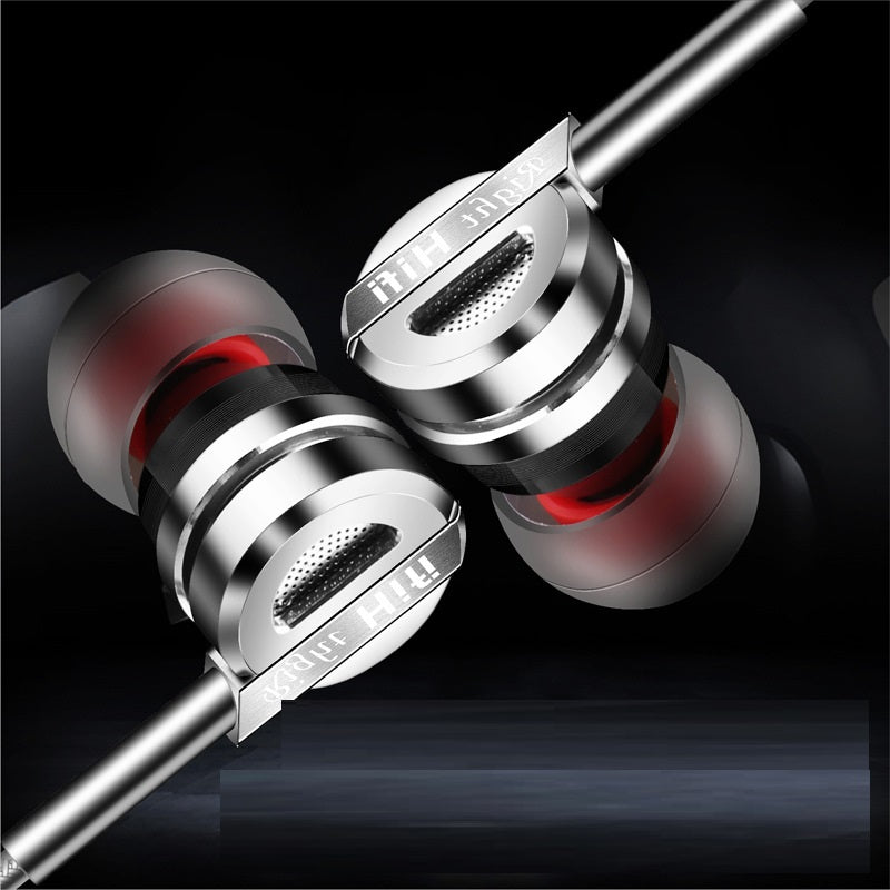 Earphones- Carved All-metal D05 Subwoofer Universal Mobile Earphone