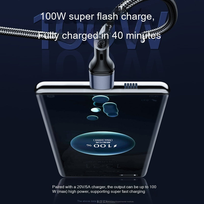 2 Meter Alloy Fish- Charging Cable